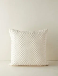 Hi-Lo Checker Velvet Pillow by Sarah Sherman Samuel