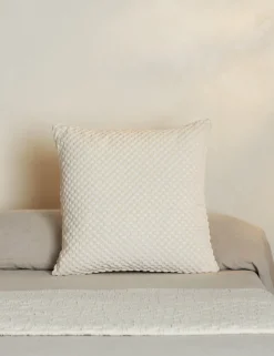 Hi-Lo Checker Velvet Pillow by Sarah Sherman Samuel
