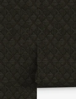 Hoffmann Faux Sisal Textured Peel + Stick Wallpaper by Jeremiah Brent