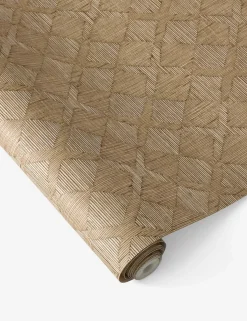 Hoffmann Faux Sisal Textured Peel + Stick Wallpaper by Jeremiah Brent