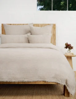 Hunter Linen Duvet Cover by Pom Pom at Home