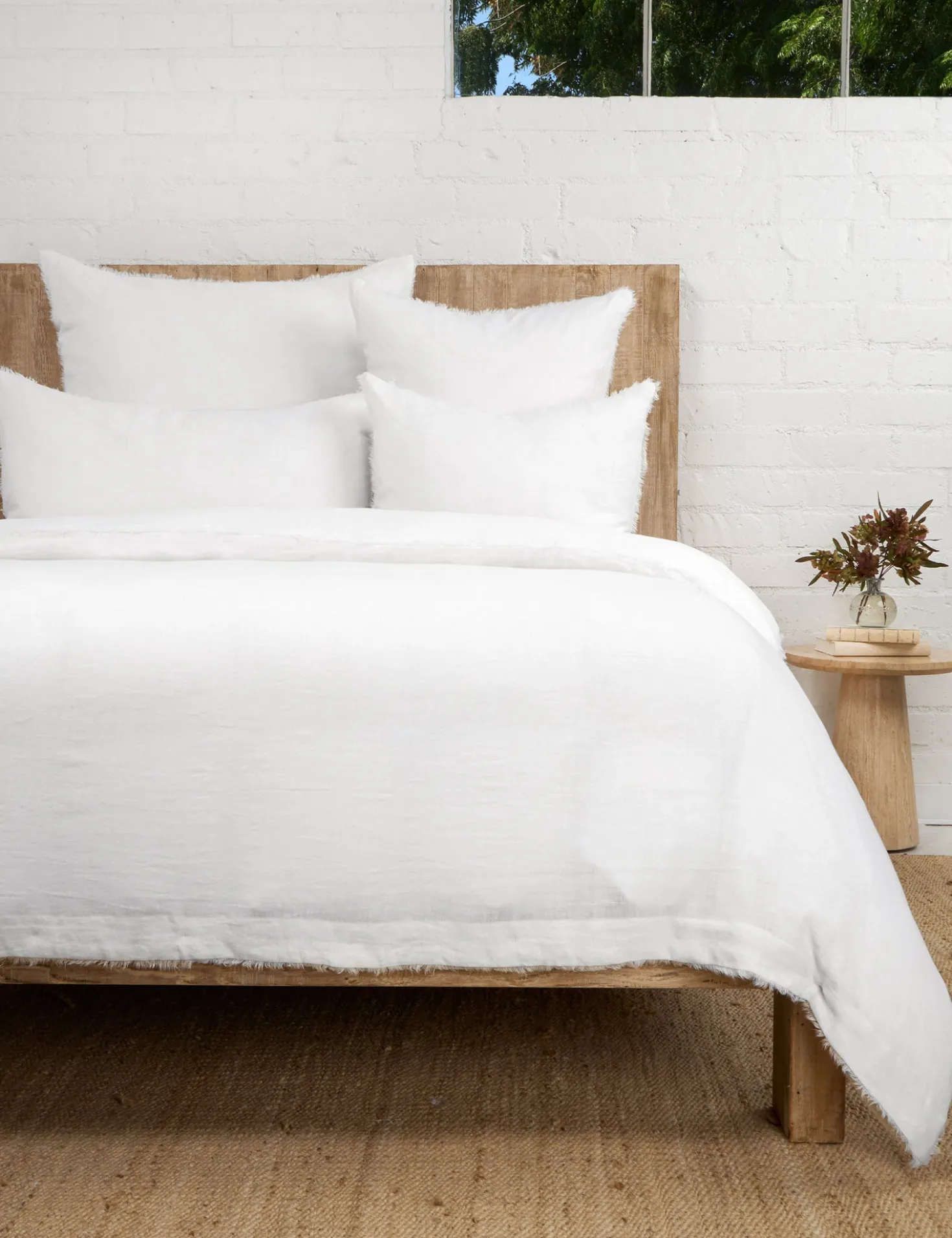 Hunter Linen Duvet Cover by Pom Pom at Home