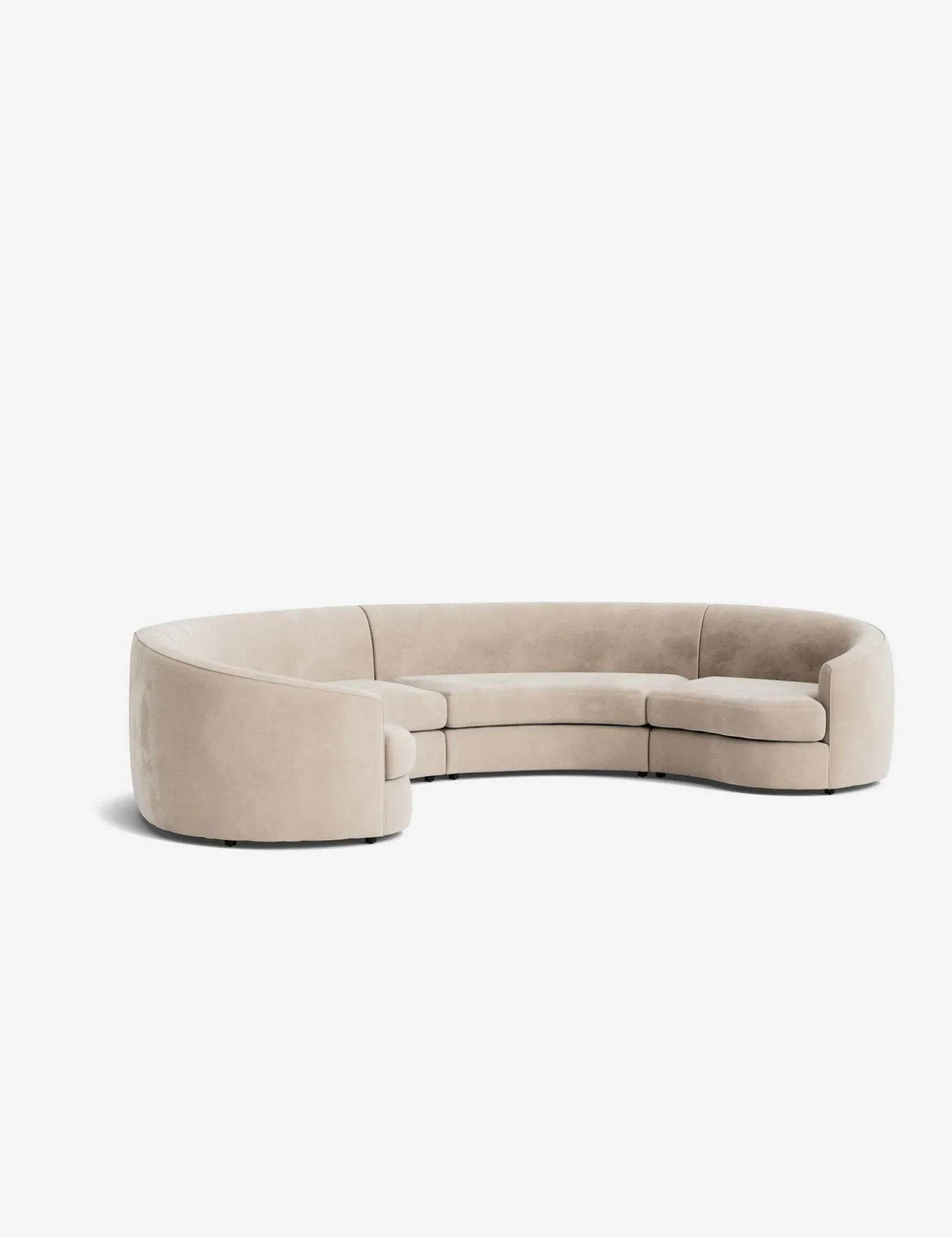 Imada Modular Curved Sectional Sofa