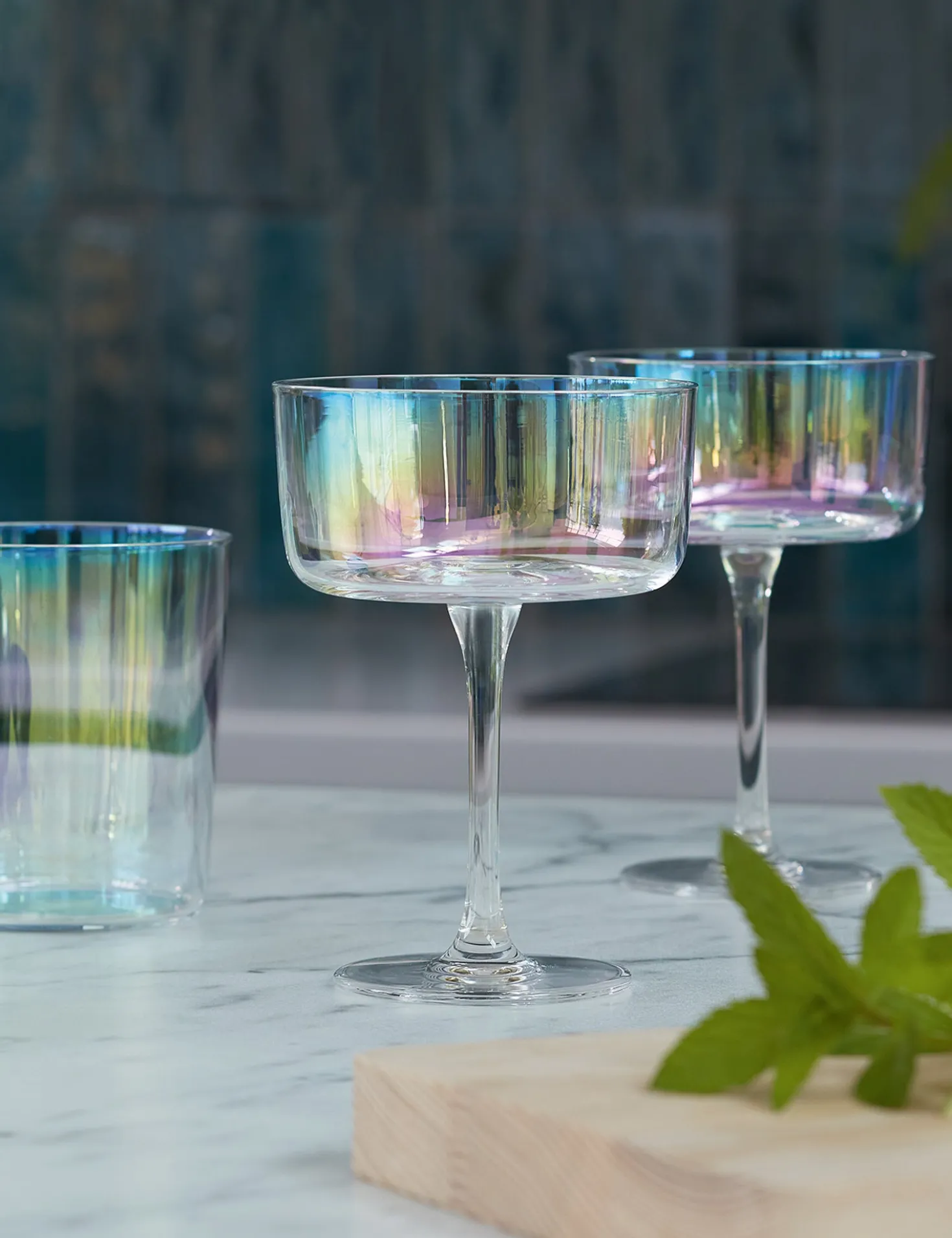 Iridescence Glassware by LSA International