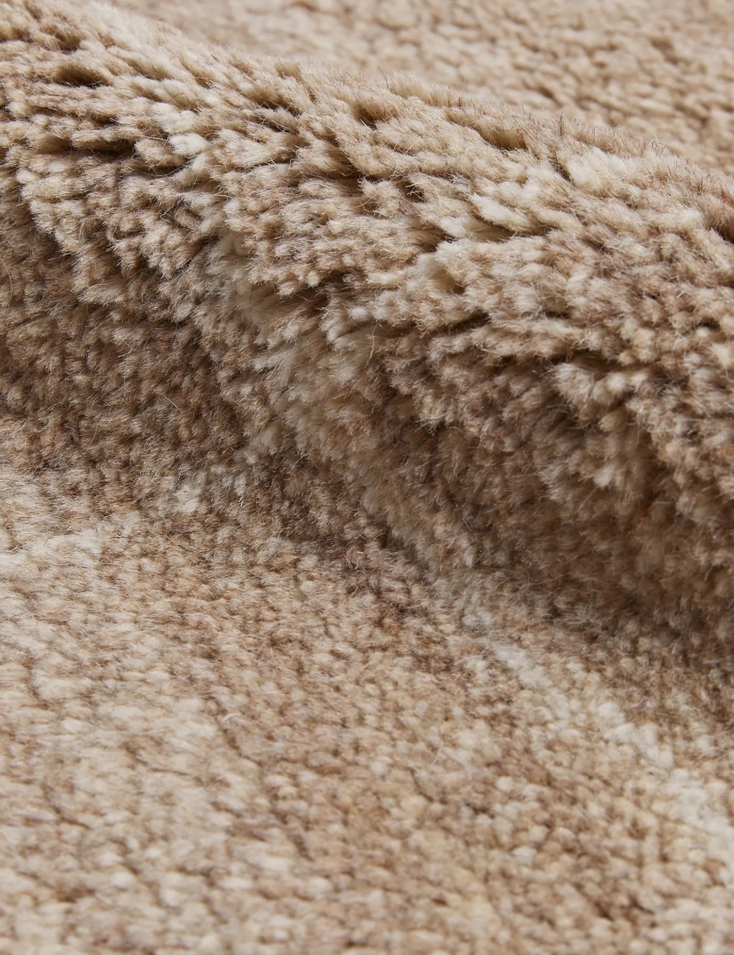 Irregular Grid Hand-Knotted Wool Rug by Sarah Sherman Samuel
