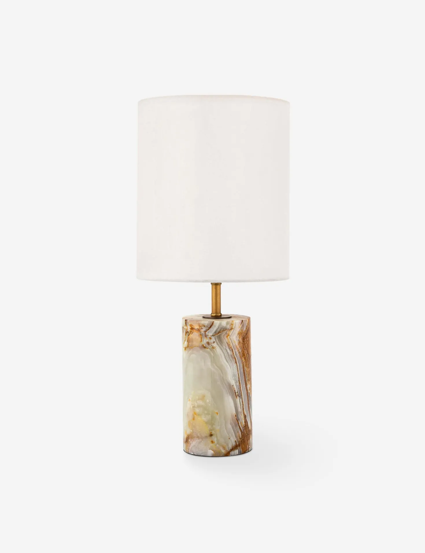 Jade and Brass Mini Table Lamp by Regina Andrew