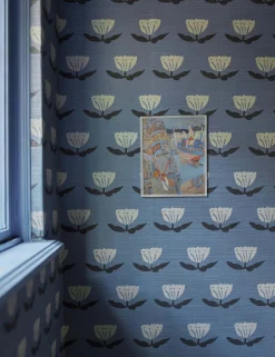 Janna Grasscloth Wallpaper by Sarah Sherman Samuel