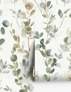 Joyful Eucalyptus Wallpaper by Candice Olson