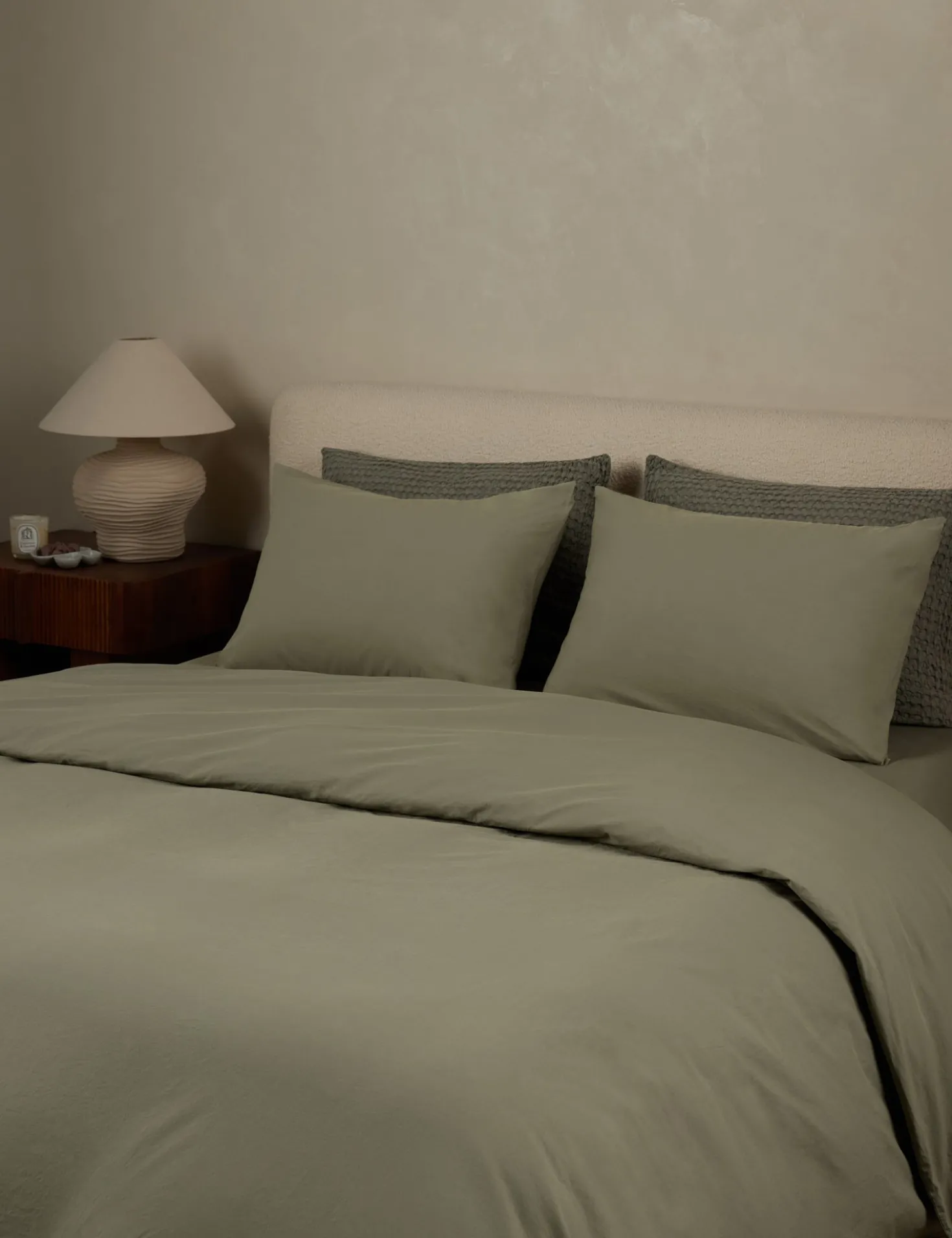 Juna Washed Percale Duvet Cover