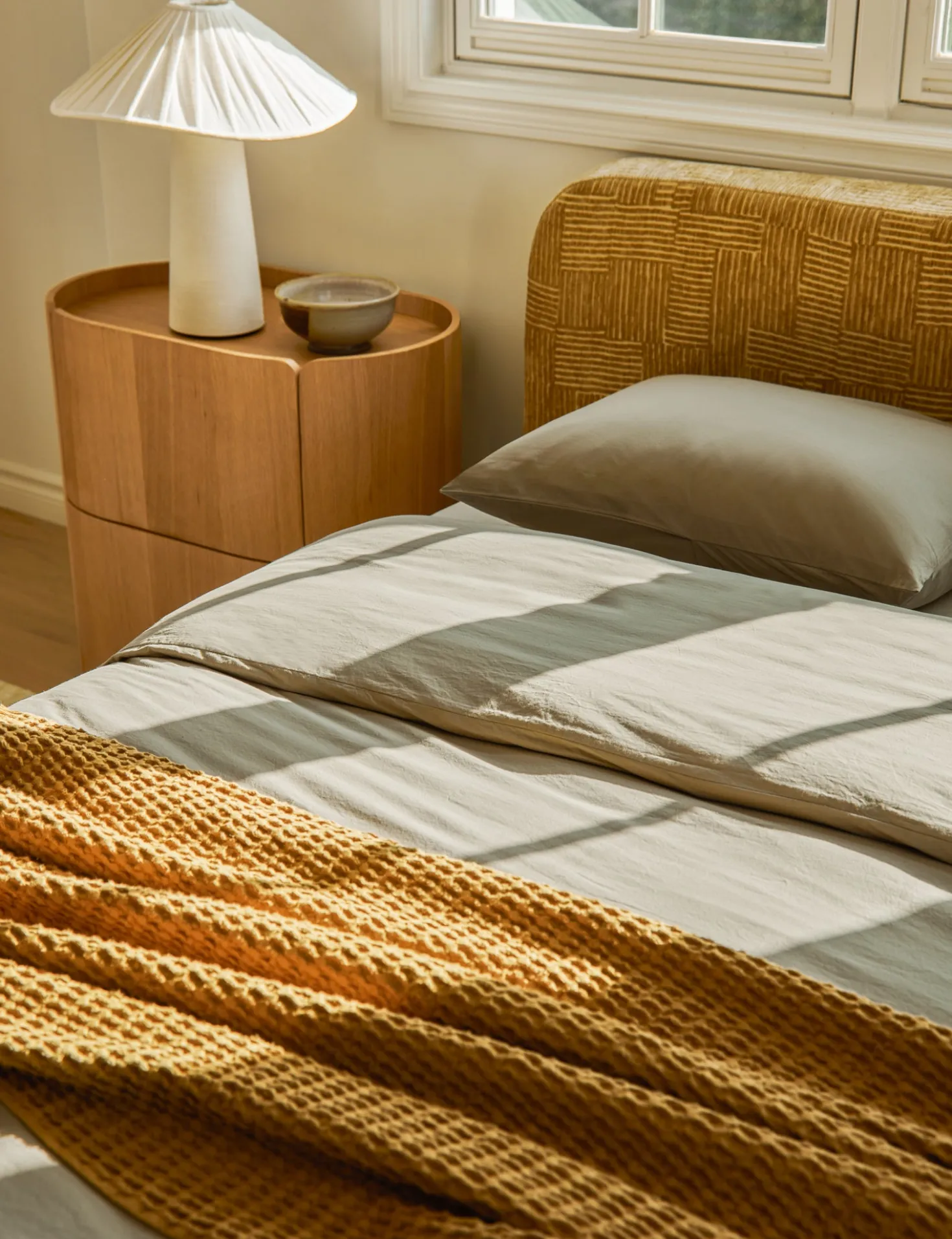 Juna Washed Percale Duvet Cover