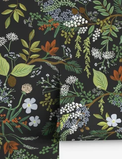 Juniper Forest Premium Peel + Stick Wallpaper by Rifle Paper Co.