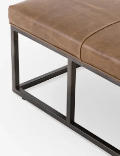 Kabina Leather Bench