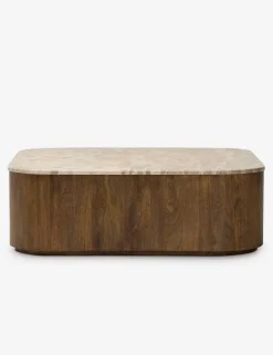 Kamina Round Coffee Table by Amber Lewis x Four Hands