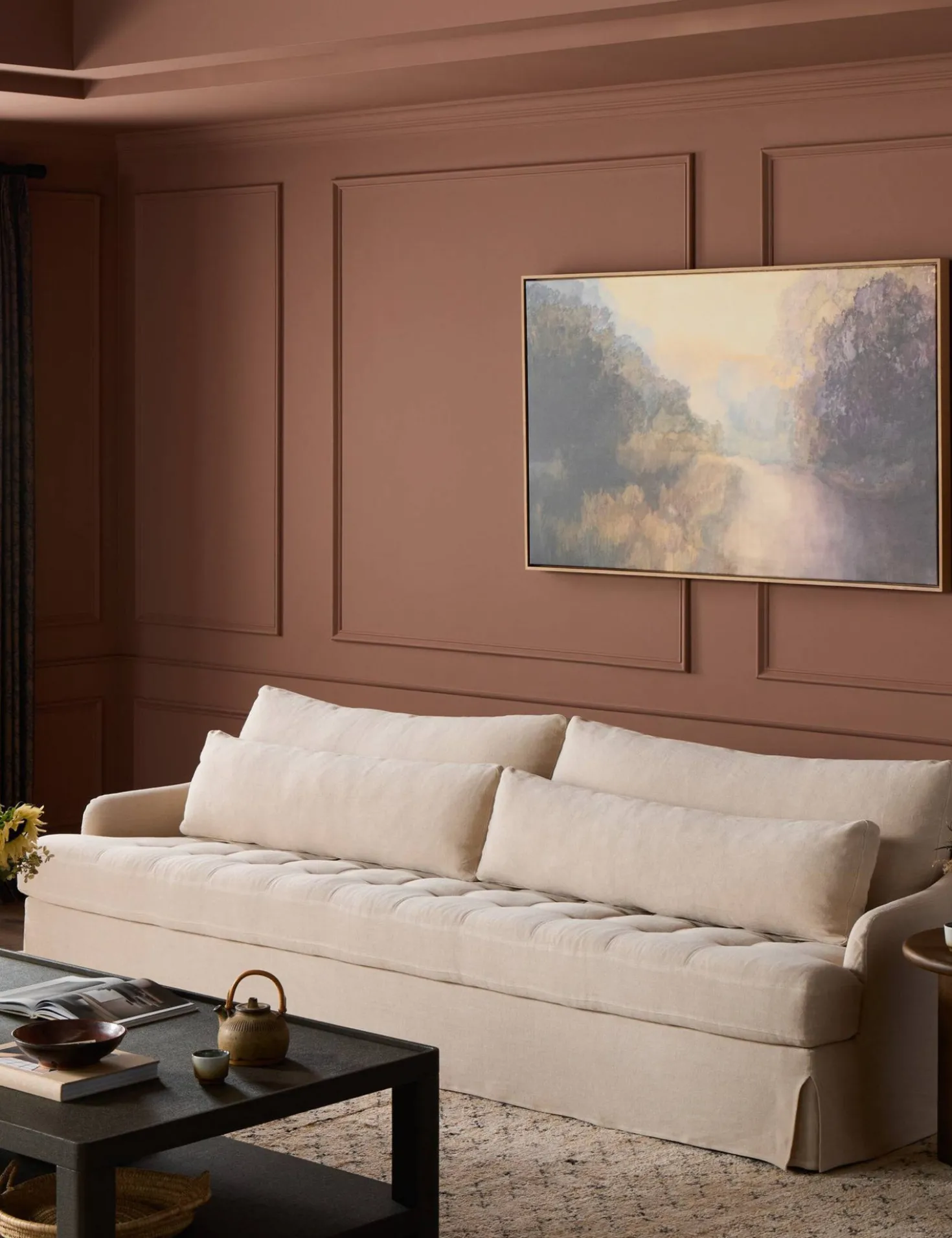 Keena Slipcover Sofa by Amber Lewis x Four Hands