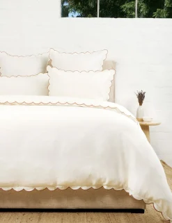 Kelly Linen Duvet Cover by Pom Pom At Home