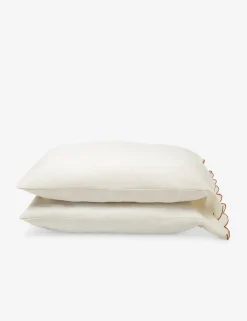 Kelly Linen Pillowcases (Set of 2) by Pom Pom At Home
