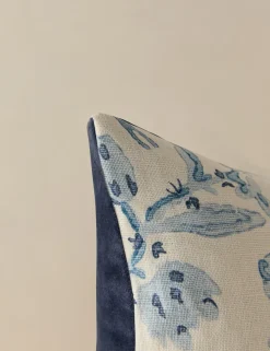 Kelmescott Linen Pillow by Scalamandre