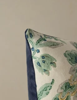Kelmescott Linen Pillow by Scalamandre