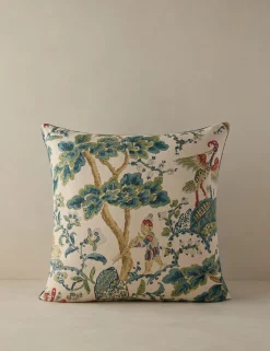 Kelmescott Linen Pillow by Scalamandre