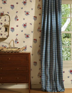 Kemper Linen Curtain Panel by Heidi Caillier