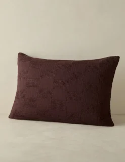 Kingsley Textured Cotton Sham