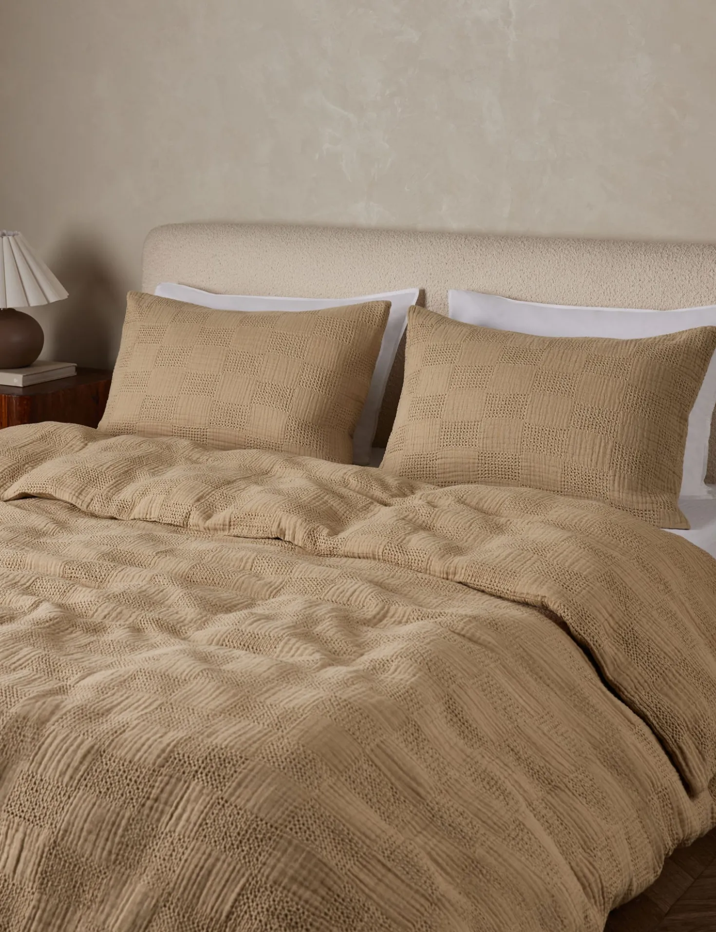 Kingsley Textured Cotton Sham