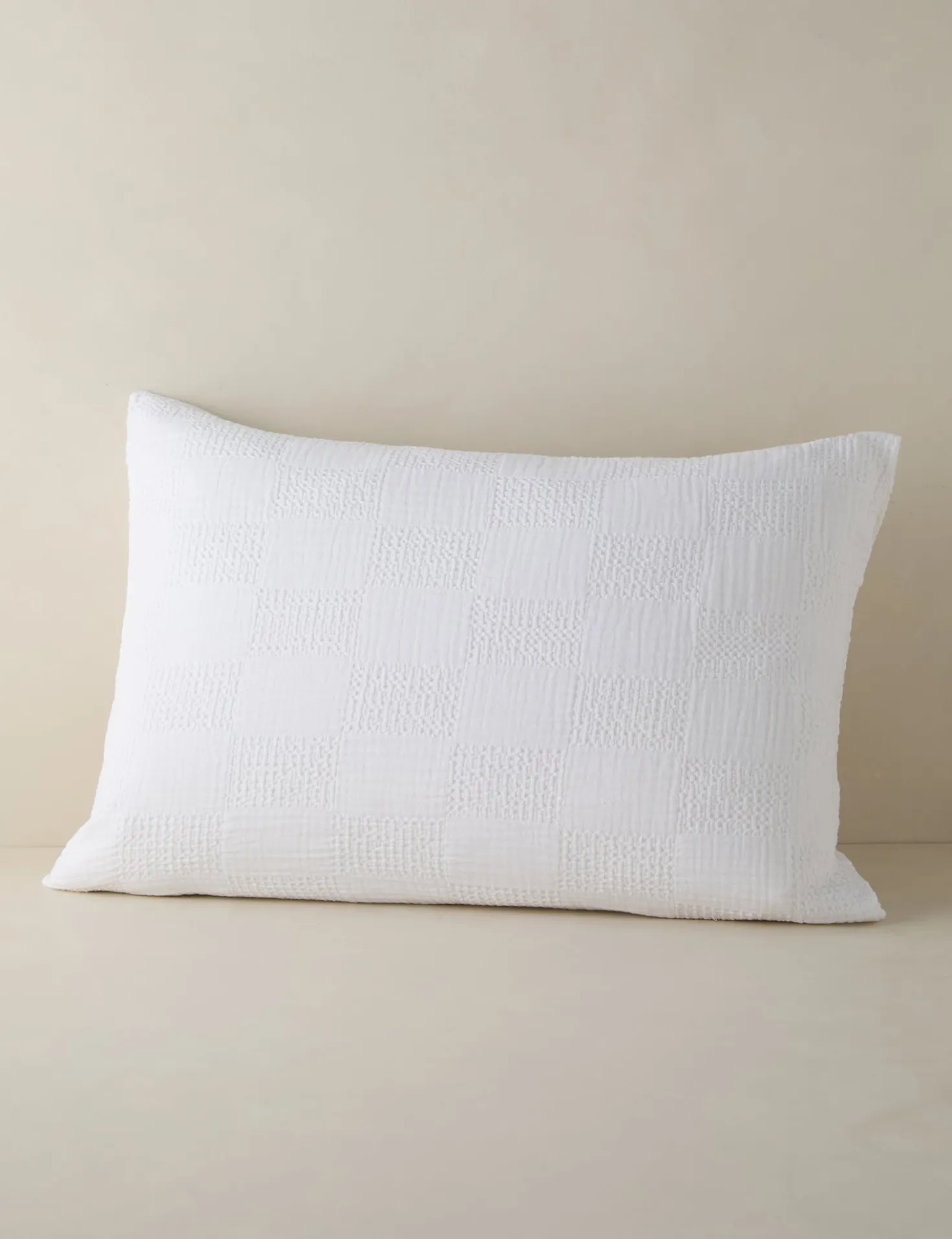 Kingsley Textured Cotton Sham