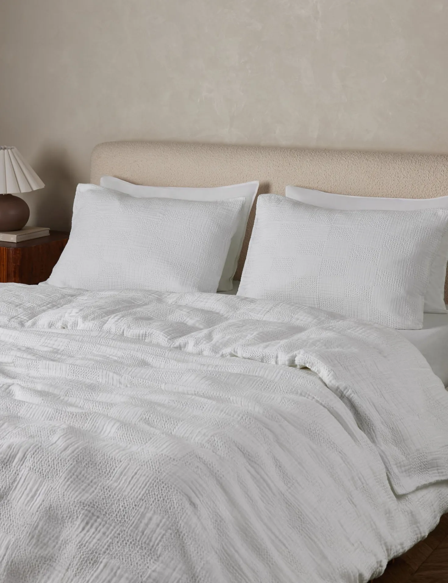 Kingsley Textured Cotton Sham