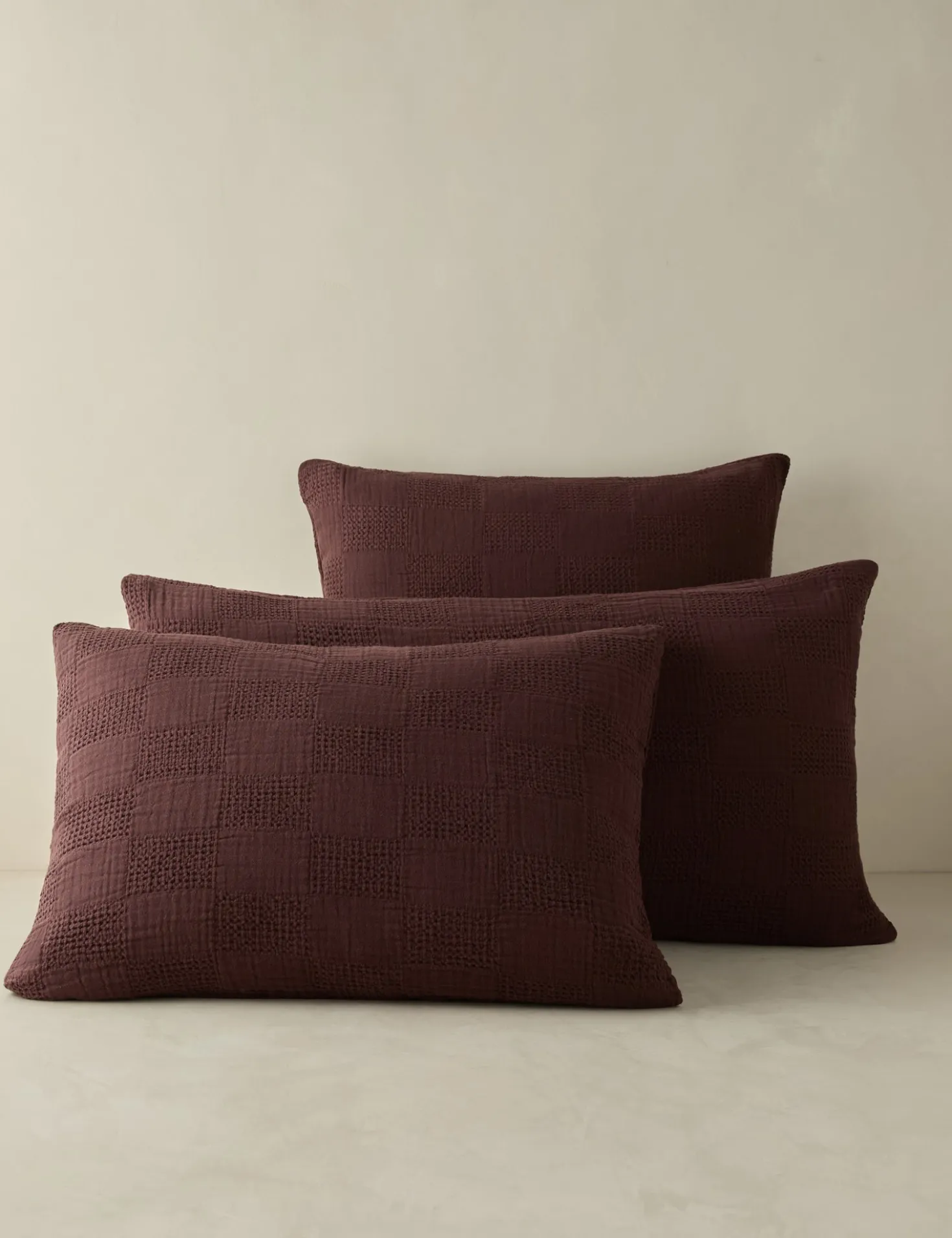 Kingsley Textured Cotton Sham