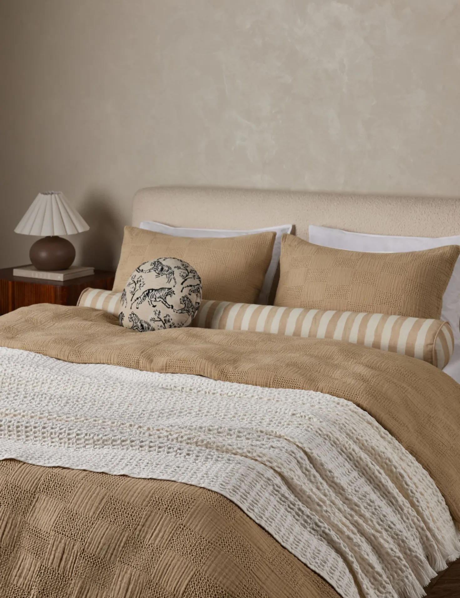 Kingsley Textured Cotton Sham