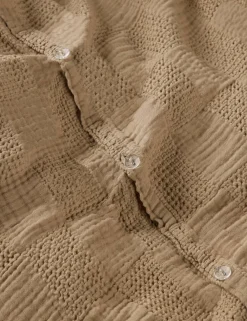 Kingsley Textured Cotton Duvet Cover