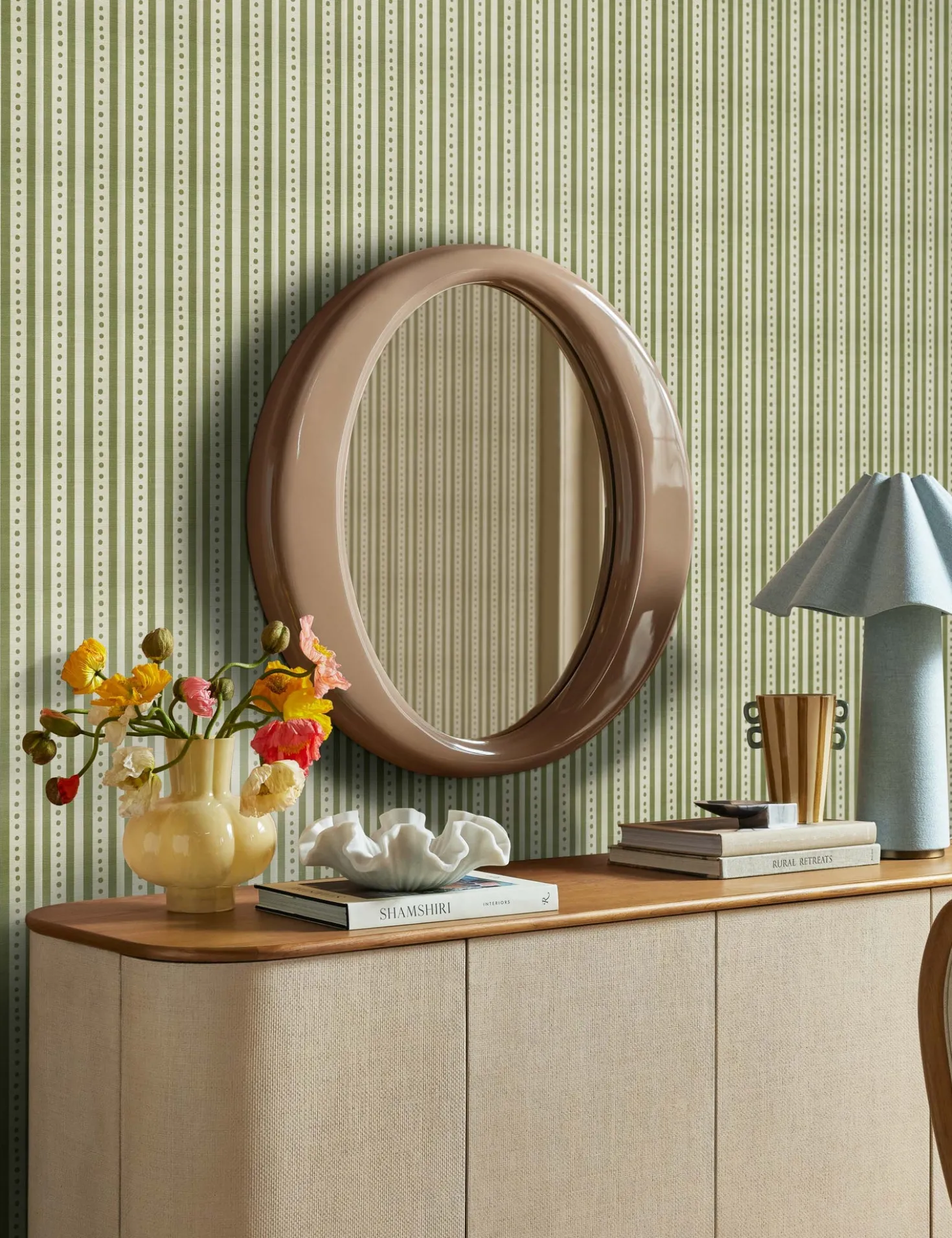 Kirby Grasscloth Wallpaper