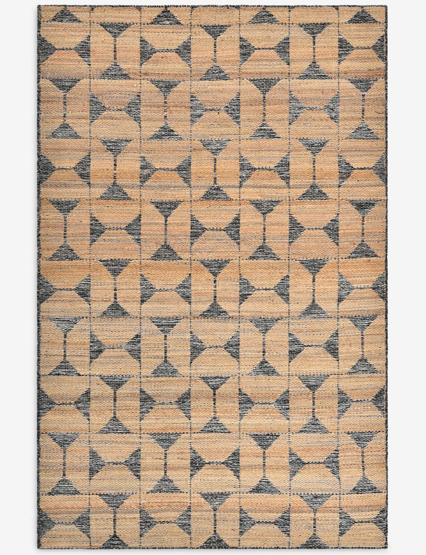 Kriska Hand-Knotted Jute-Blend Rug