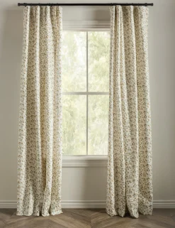 Kumquats Linen Curtain Panel by Rylee + Cru