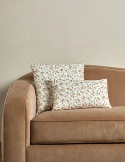 Kumquats Linen Pillow by Rylee + Cru