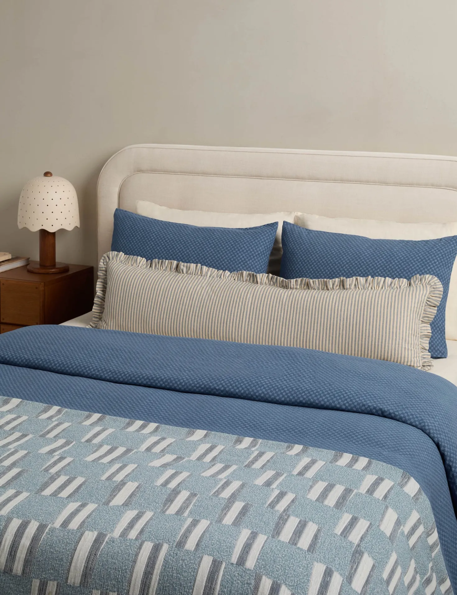Kuvio Linen Cotton Duvet Cover by Sarah Sherman Samuel