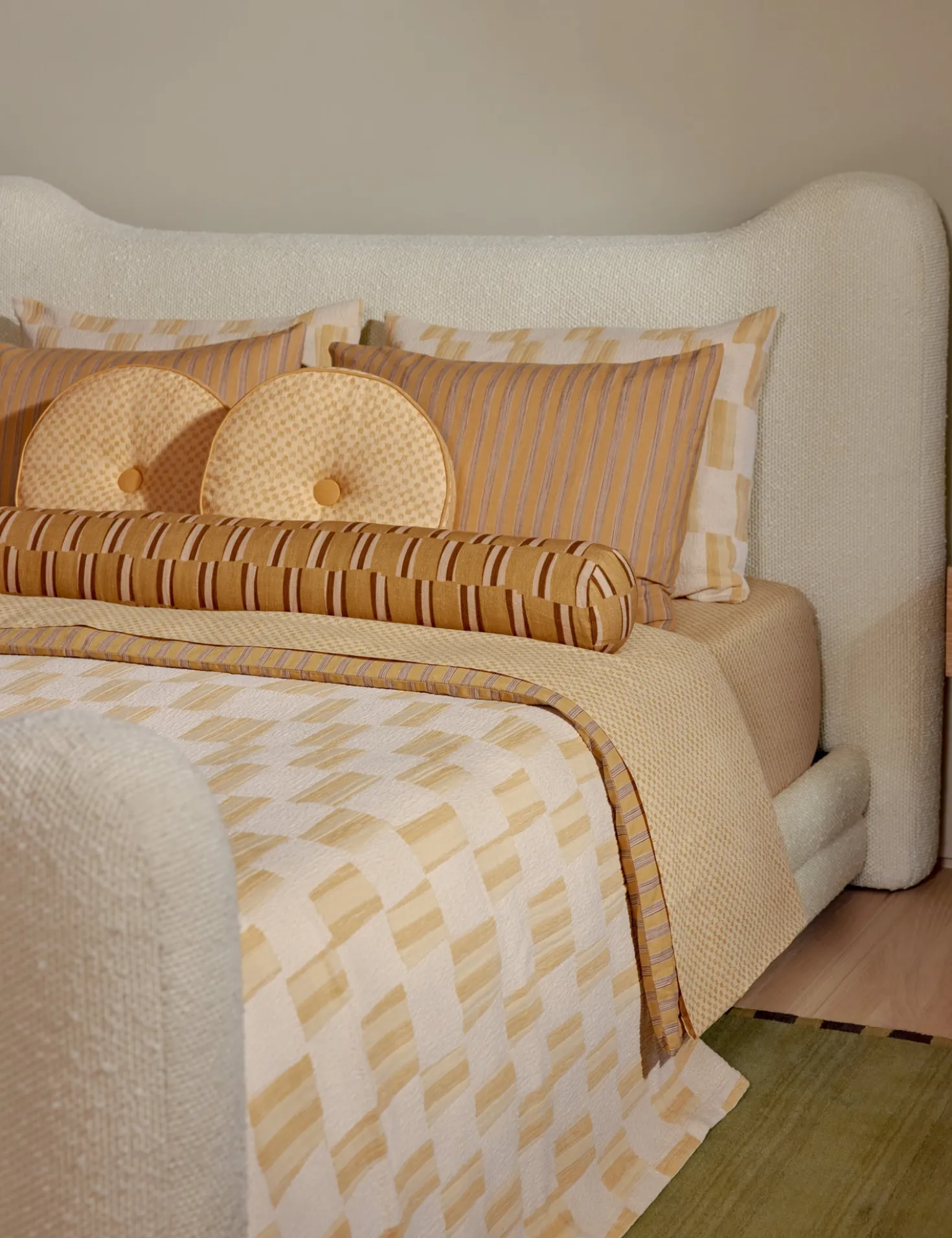 Kuvio Linen Cotton Sheet Set by Sarah Sherman Samuel