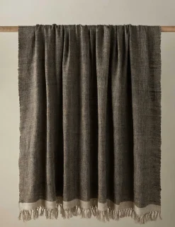 Laba Linen Silk Throw by DISC Interiors