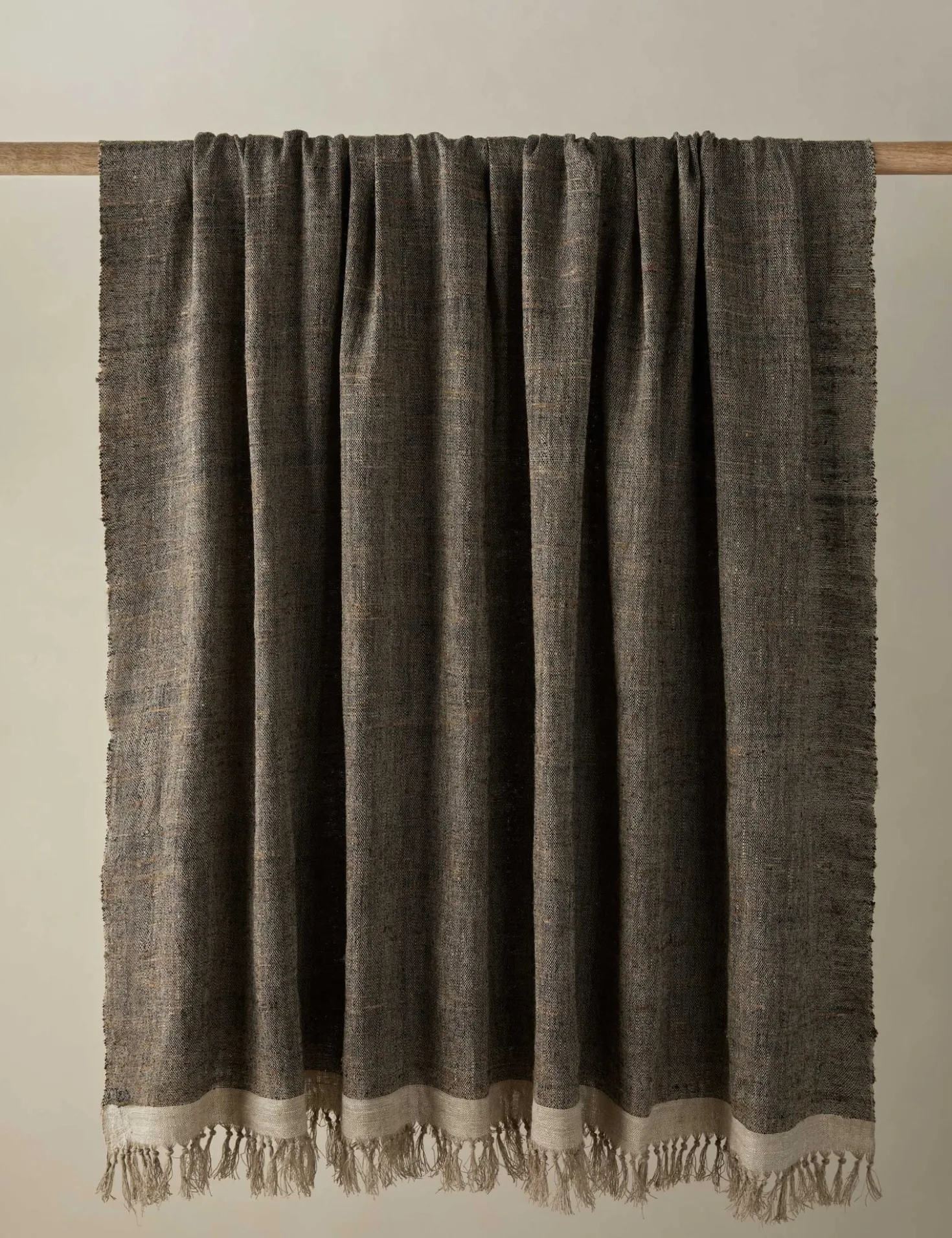 Laba Linen Silk Throw by DISC Interiors