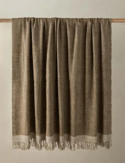 Laba Linen Silk Throw by DISC Interiors