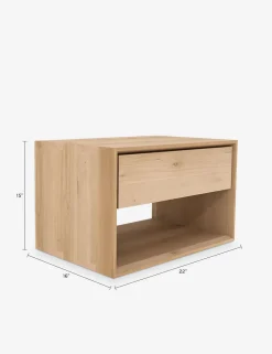 Lark Low Nightstand