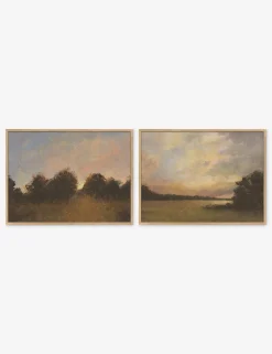 Last Light Diptych Wall Art (Set of 2) by Aileen Fitzgerald