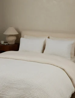 Lenora Textured Cotton Linen Blanket