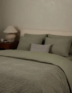 Lenora Textured Cotton Linen Blanket