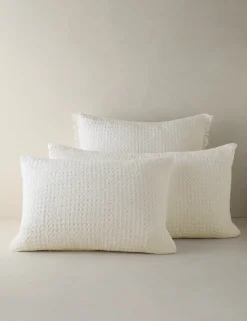 Lenora Textured Cotton Linen Sham