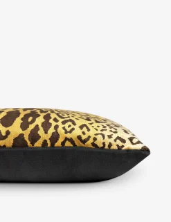 Leopardo Silk Pillow by Scalamandré