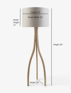 Lewis Wishbone Floor Lamp