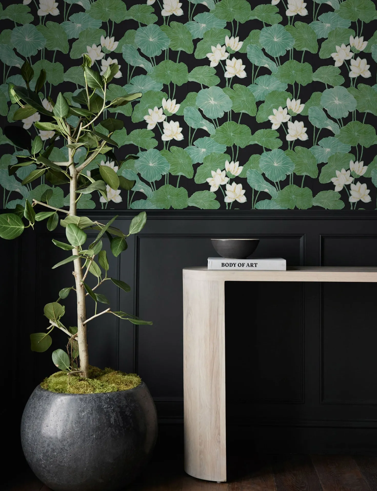 Lily Pad Peel + Stick Wallpaper
