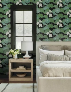 Lily Pad Peel + Stick Wallpaper