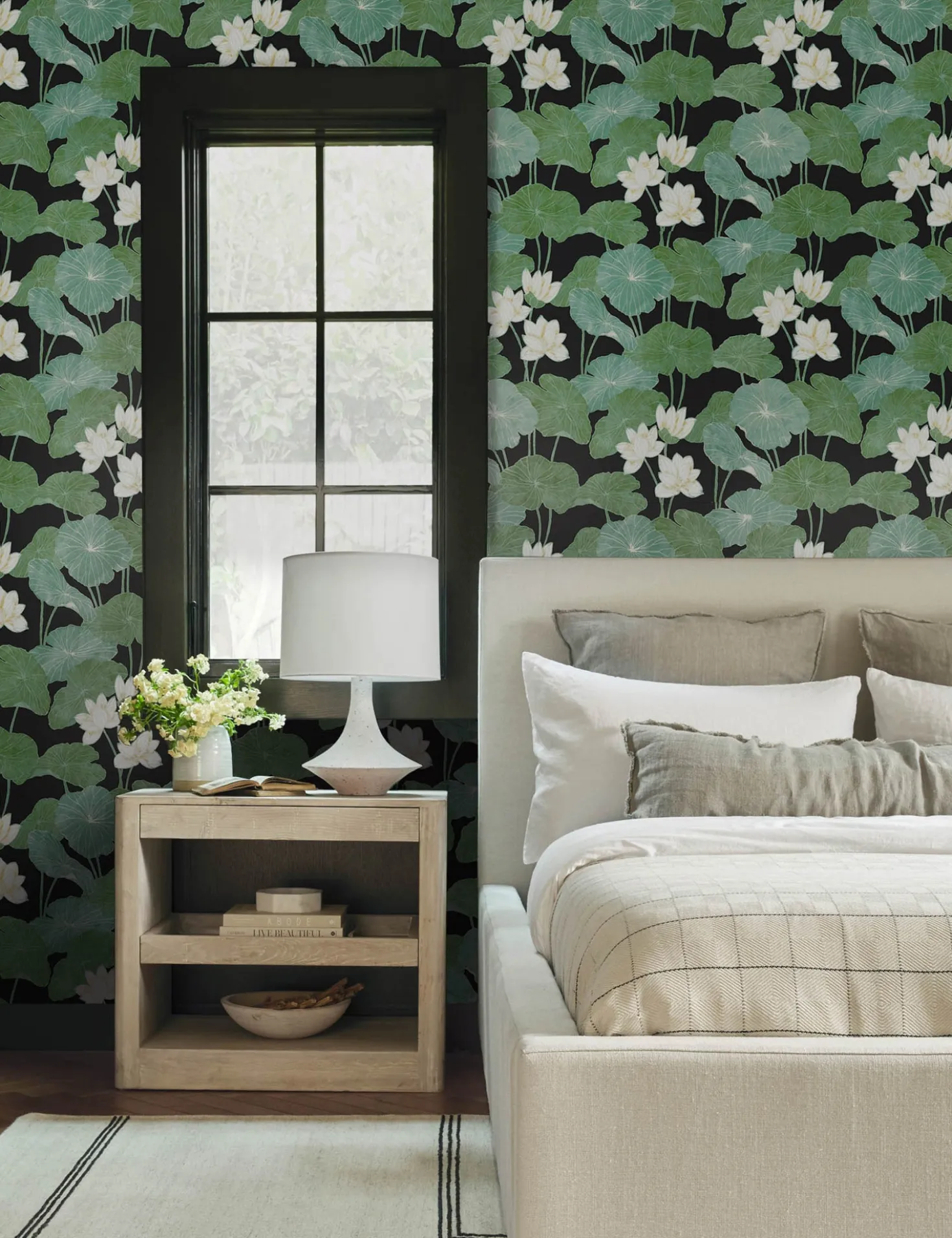 Lily Pad Peel + Stick Wallpaper